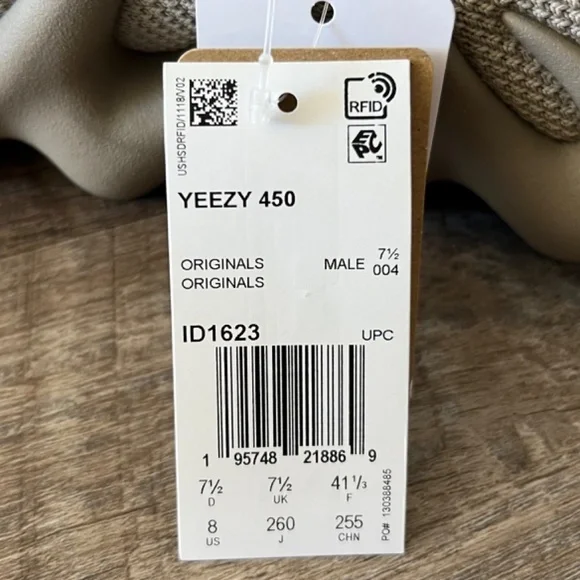 New! YEEZY 450 ID1623 STOFLA, Authentic - Picture 12 of 14